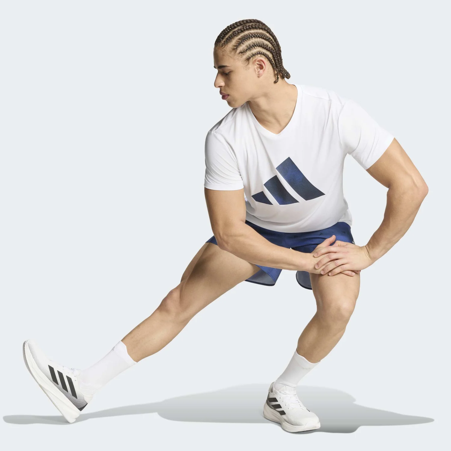adidas Erkek adi365 Runing Essentials Brand Love Tişört KG3214 - Görsel 4