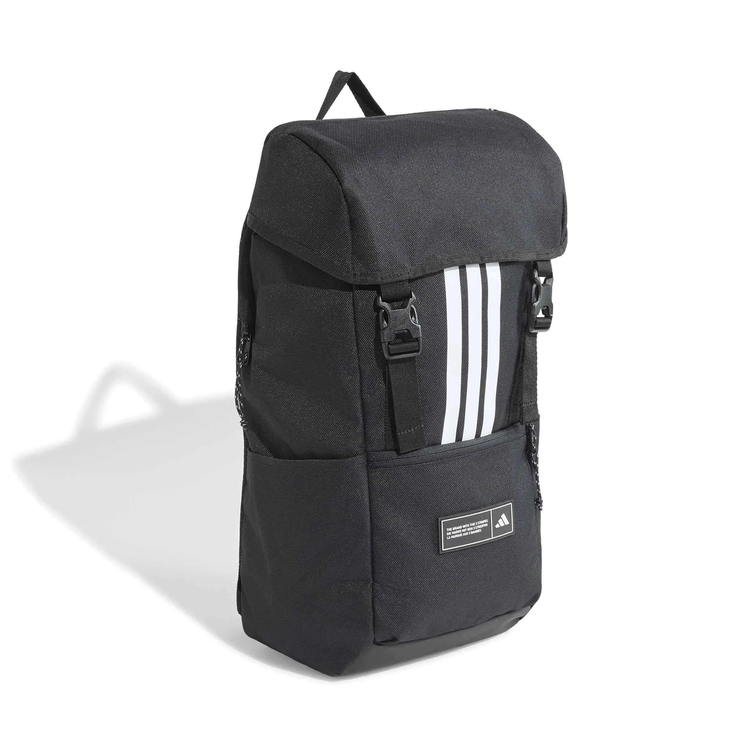 adidas Siyah 3 Şeritli Flap Sırt Çantası KG9575 - Görsel 6