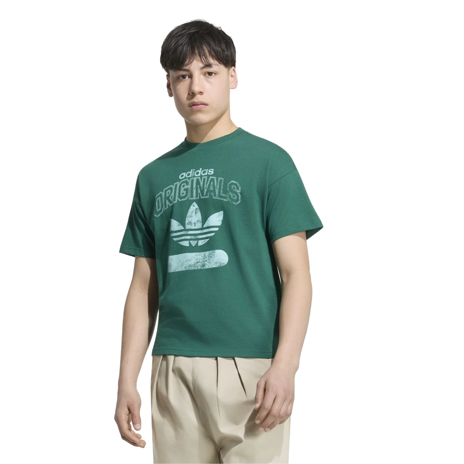 adidas Çocuk Loose Yeşil Tişört KH0719 - Görsel 2