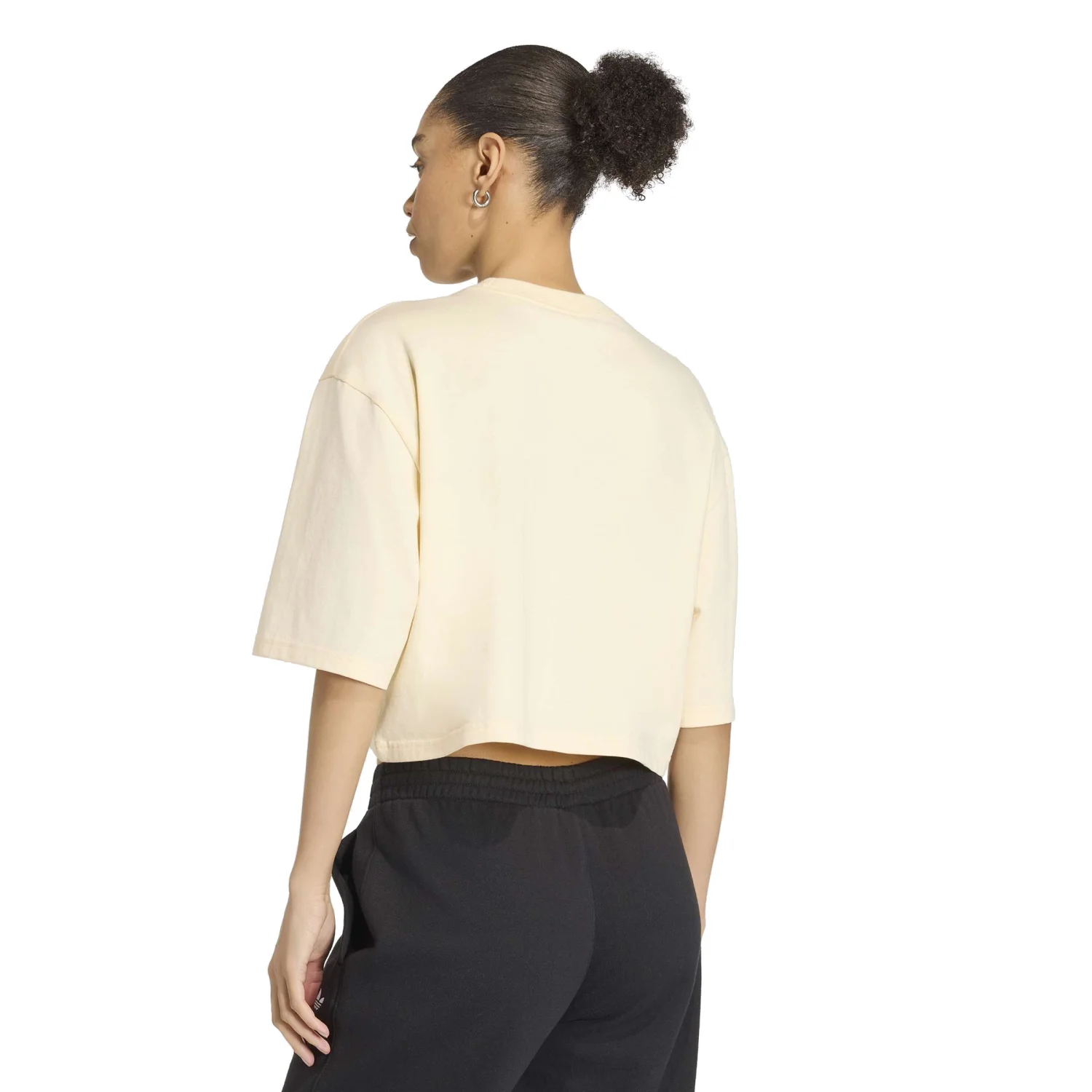 adidas Kadın Essentials Crop Tişört KR3594 - Görsel 3