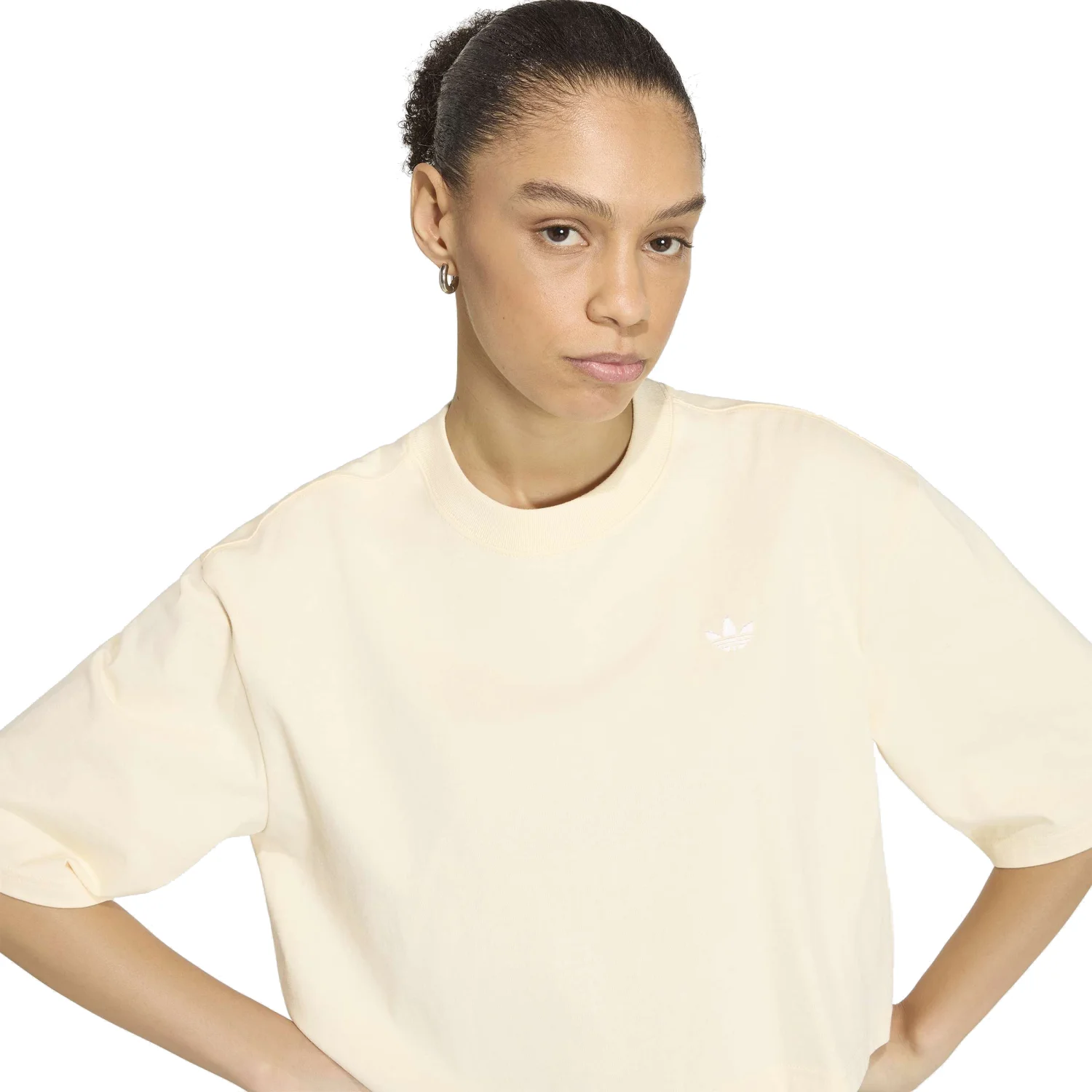adidas Kadın Essentials Crop Tişört KR3594 - Görsel 5