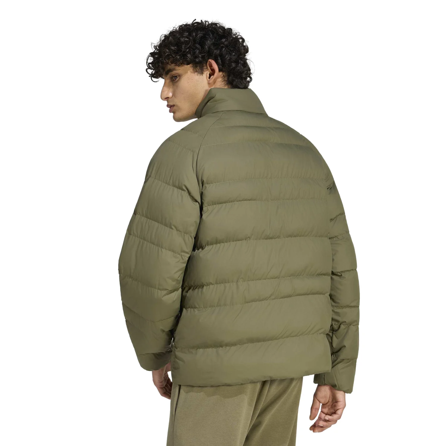 adidas Erkek Essentials Yeşil Mont KS7698 - Görsel 3