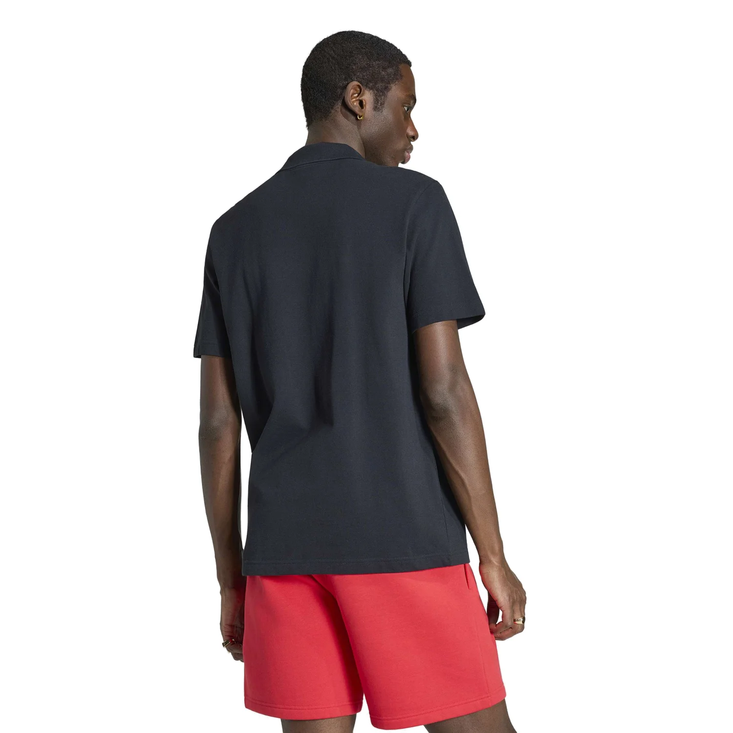 adidas Erkek Essentials Siyah Polo Tişört KS8904 - Görsel 3