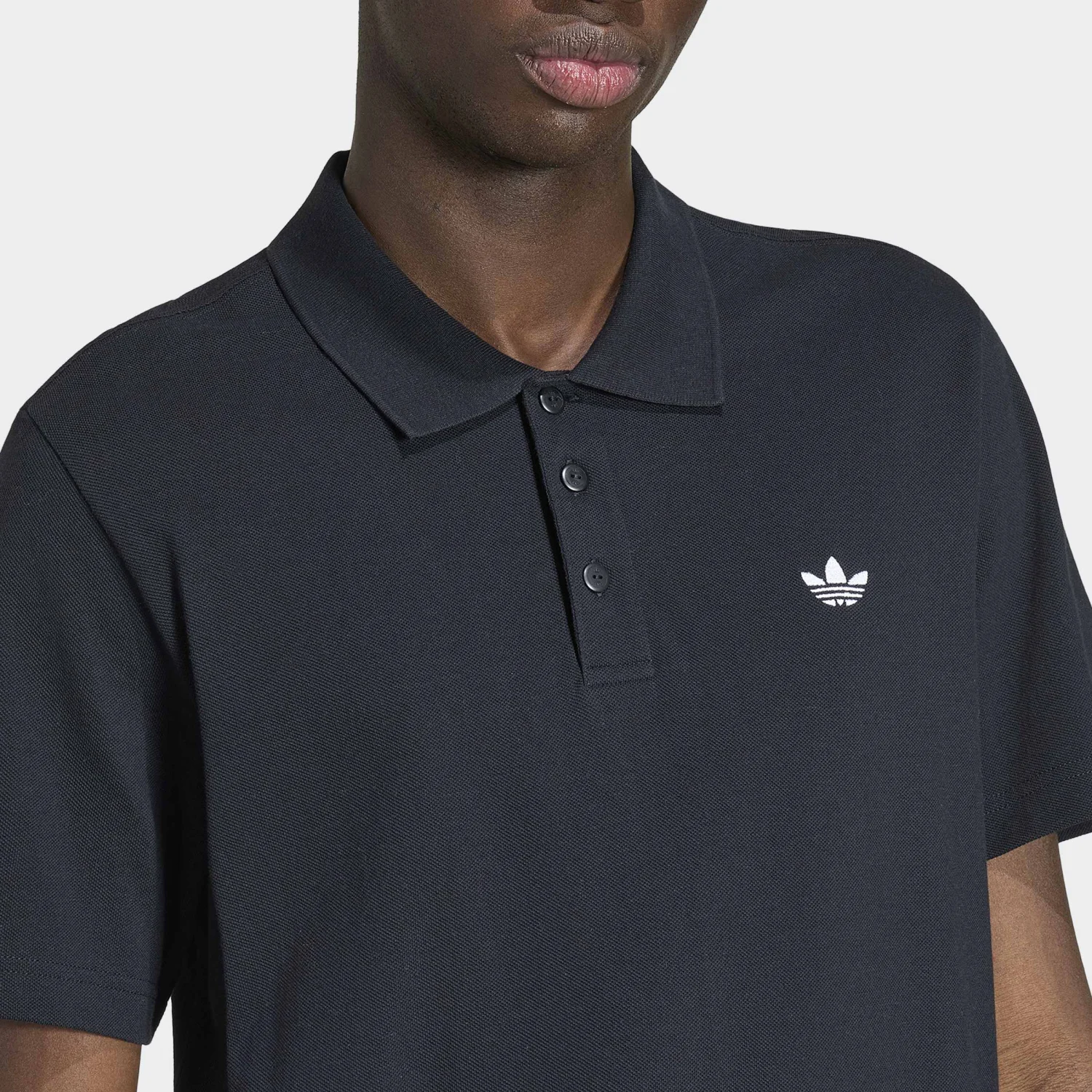 adidas Erkek Essentials Siyah Polo Tişört KS8904 - Görsel 5