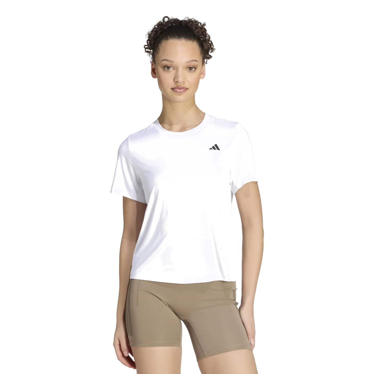 adidas Kadın Beyaz Primelift Essentials Workout Tişört KV6945 - Görsel 2