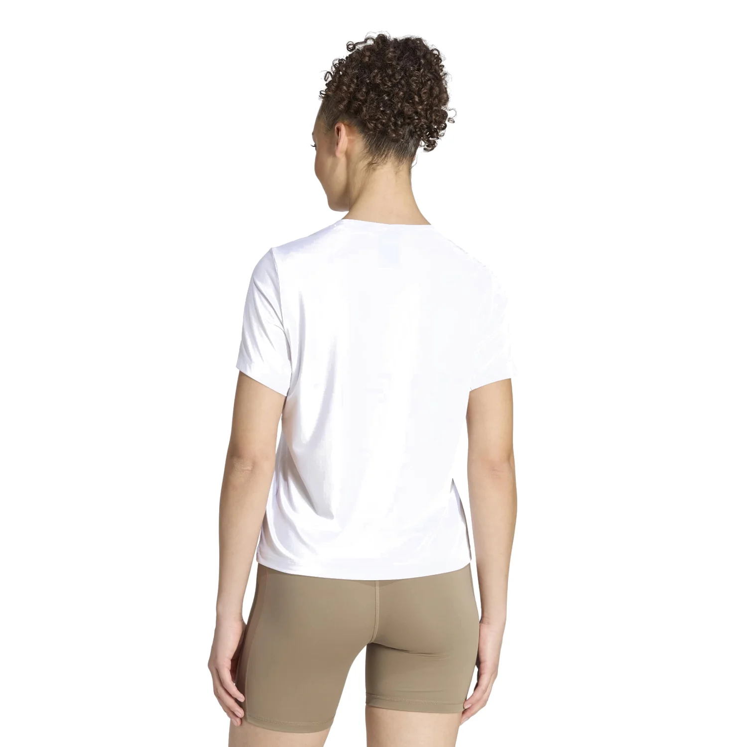 adidas Kadın Beyaz Primelift Essentials Workout Tişört KV6945 - Görsel 3