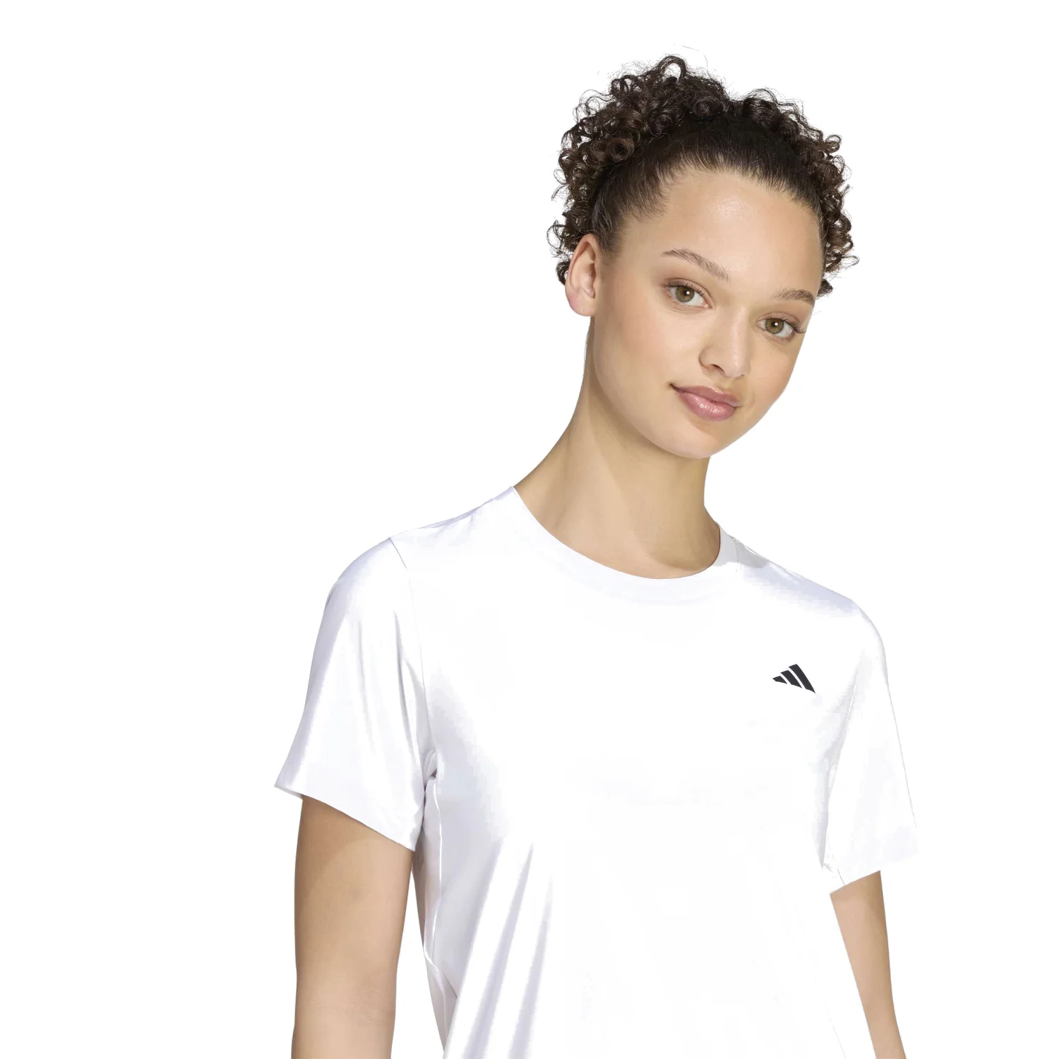 adidas Kadın Beyaz Primelift Essentials Workout Tişört KV6945 - Görsel 5