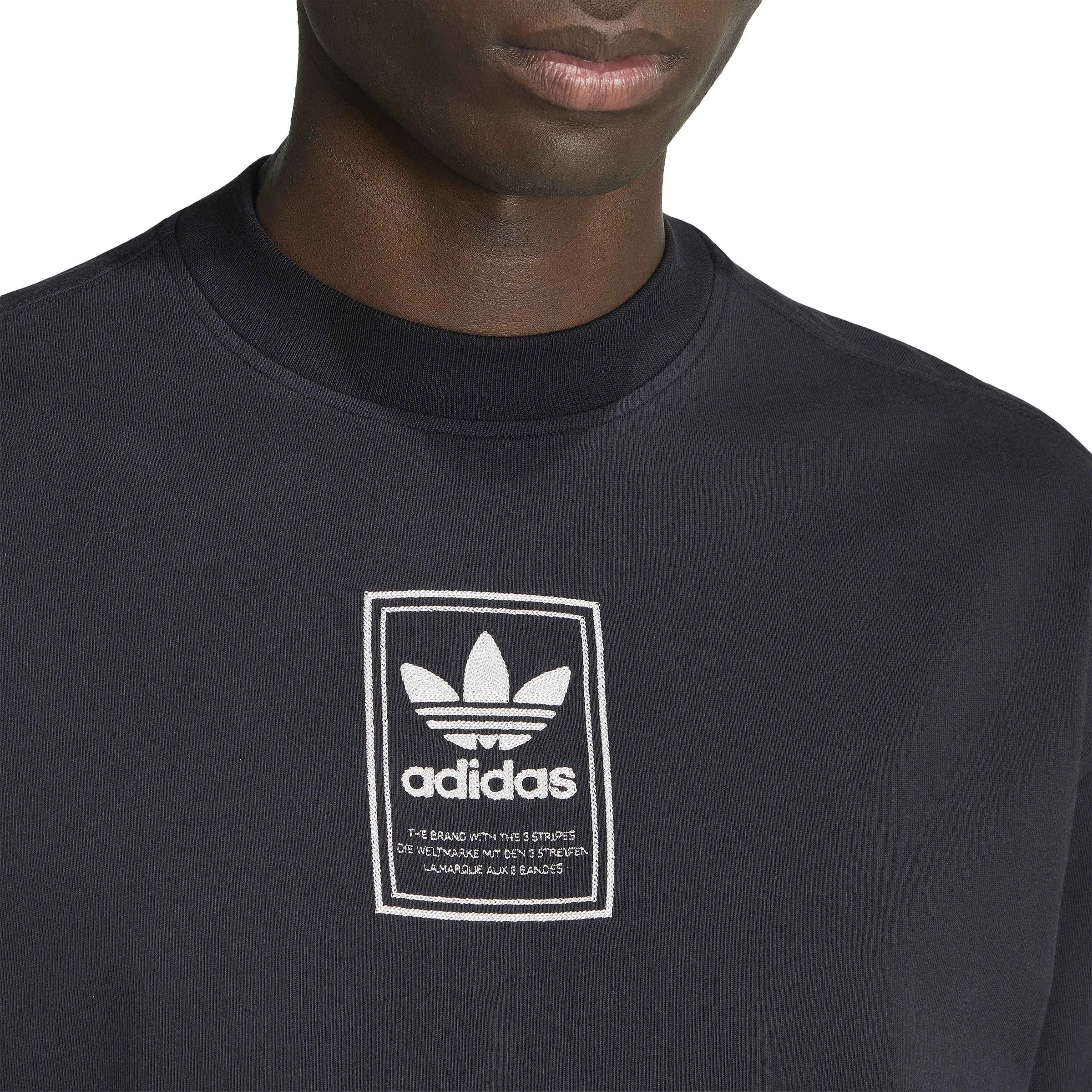 adidas Erkek Elevated Siyah Tişört KW4405 - Görsel 4