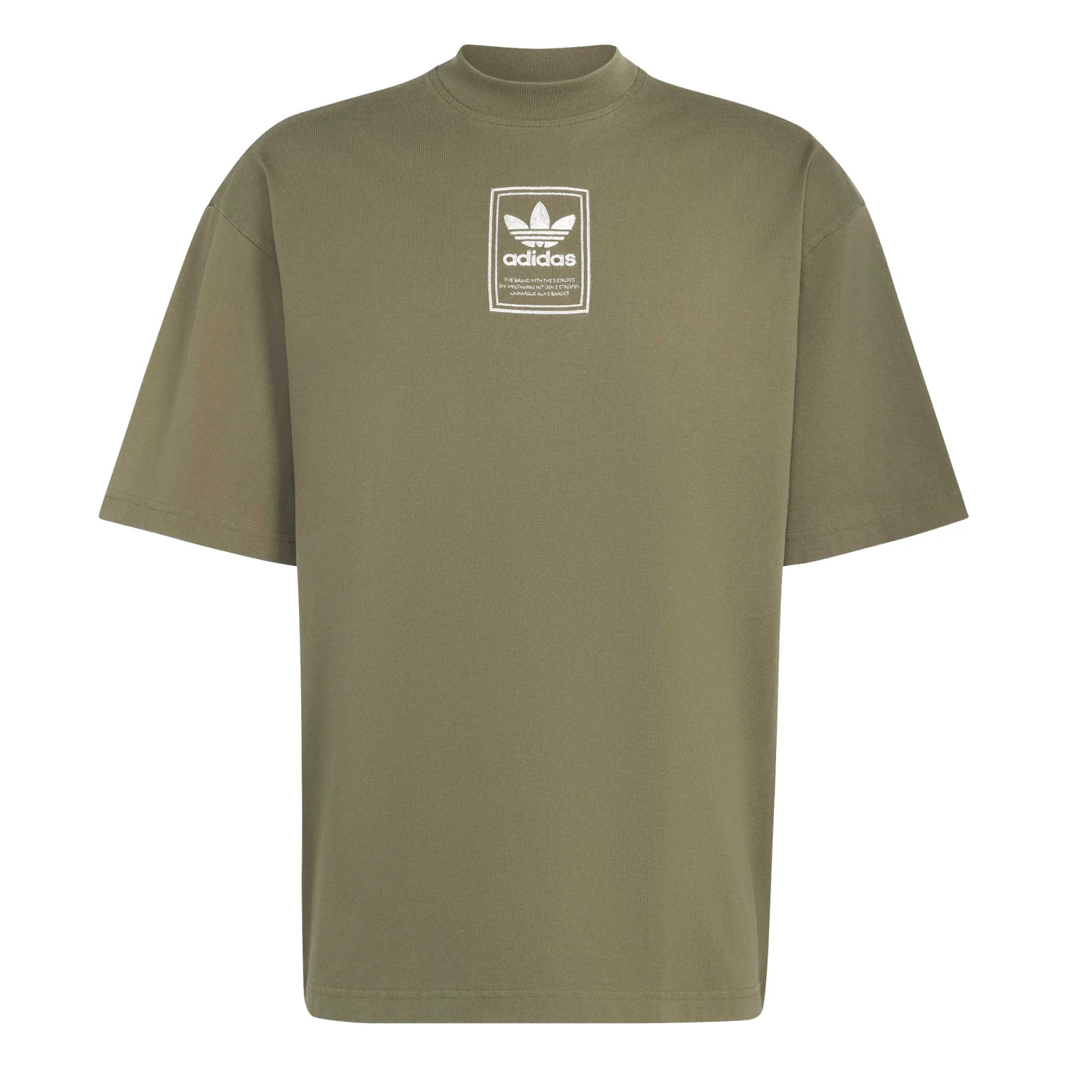 adidas Erkek Elevated GFX Yeşil Tişört KW4406