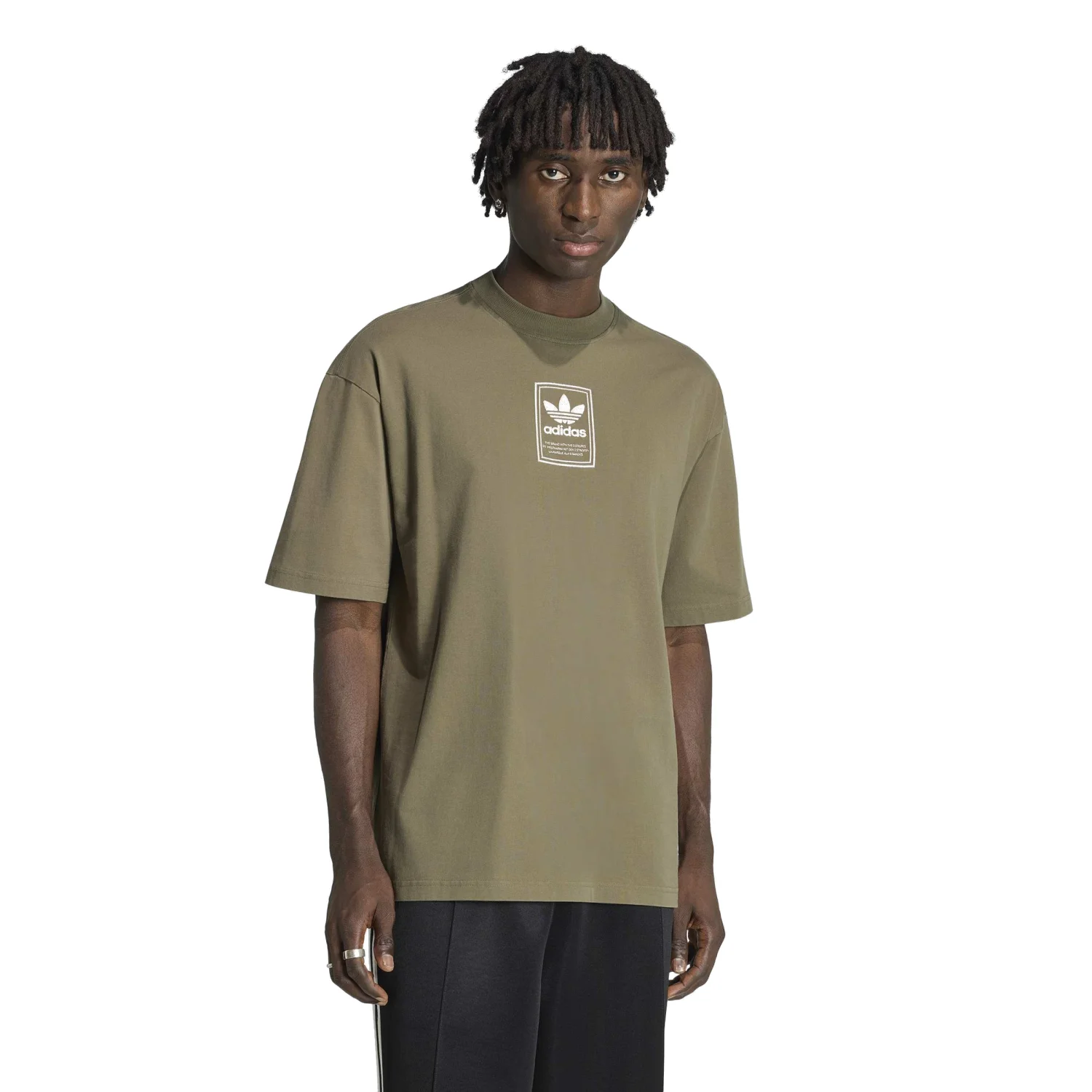 adidas Erkek Elevated GFX Yeşil Tişört KW4406 - Görsel 2