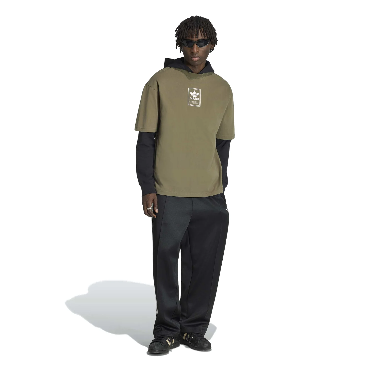 adidas Erkek Elevated GFX Yeşil Tişört KW4406 - Görsel 4