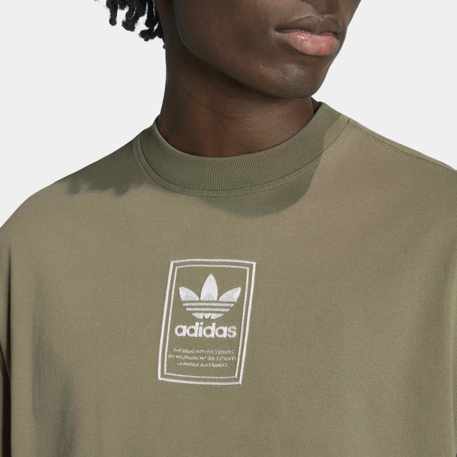 adidas Erkek Elevated GFX Yeşil Tişört KW4406 - Görsel 5