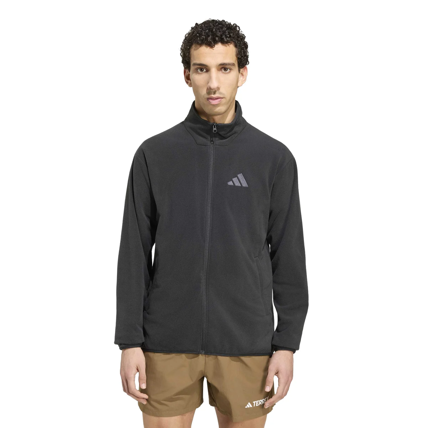 adidas Erkek Terrex Multi Essentials Full Zip Siyah Ceket KY9784 - Görsel 2