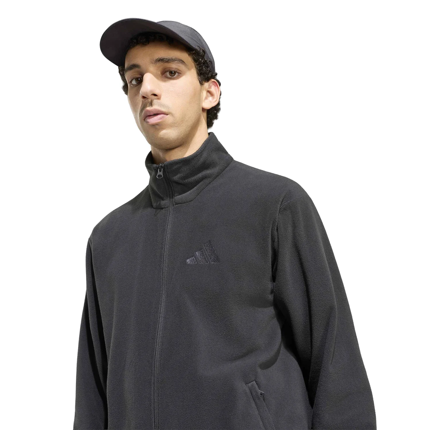adidas Erkek Terrex Multi Essentials Full Zip Siyah Ceket KY9784 - Görsel 5