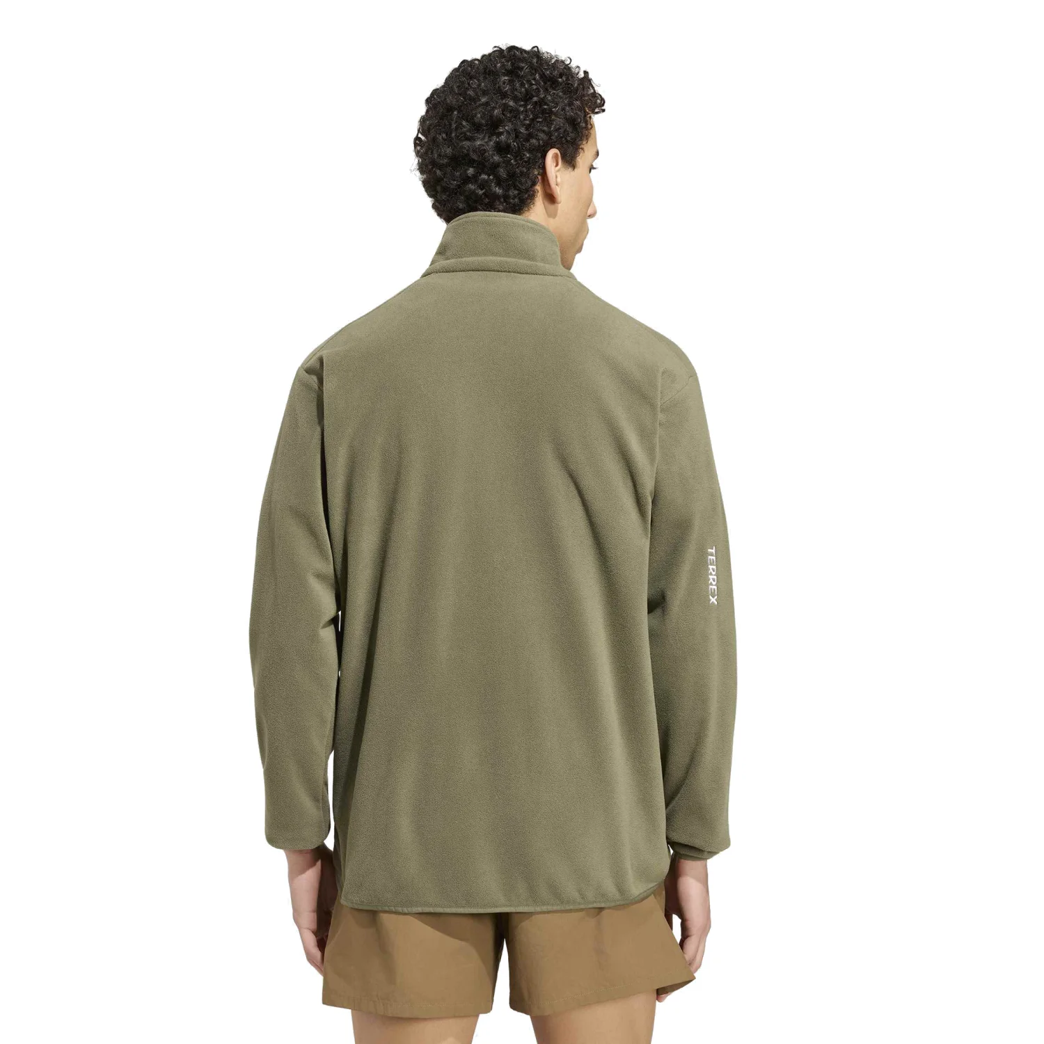 adidas Erkek Terrex Multi Essentials Full Zip Yeşil Ceket KY9785 - Görsel 3