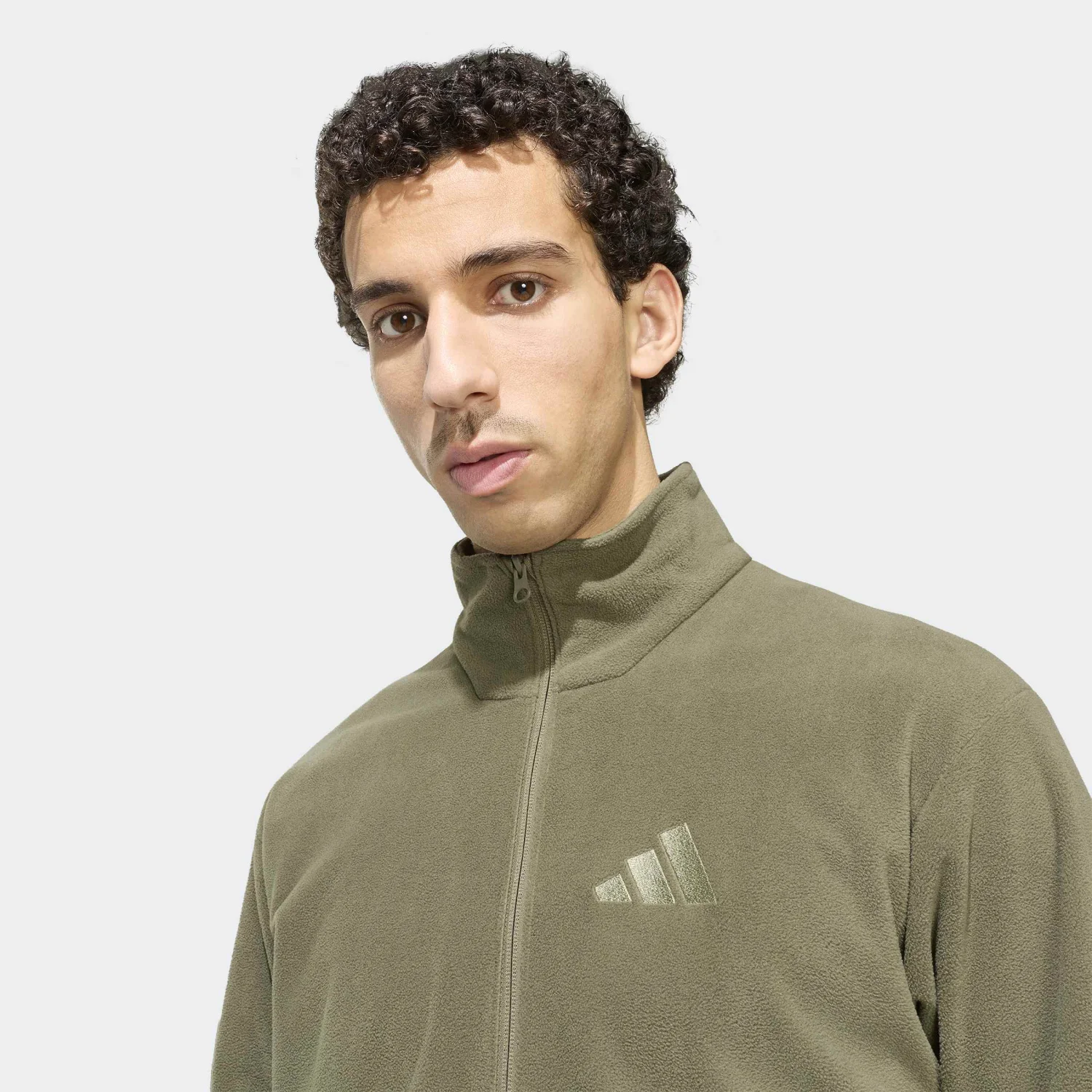 adidas Erkek Terrex Multi Essentials Full Zip Yeşil Ceket KY9785 - Görsel 5