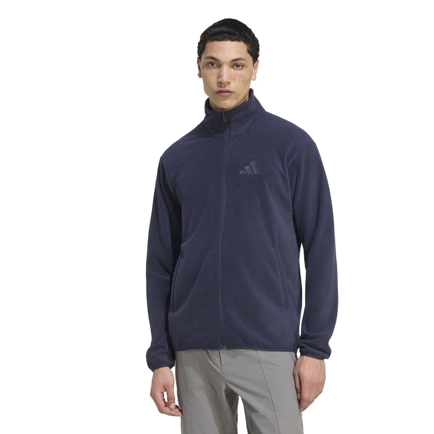 adidas Erkek Terrex Multi Essentials Full Zip Lacivert Ceket KY9787 - Görsel 2
