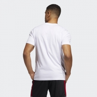 Adidas Erkek Basketbol Beyaz Tişört