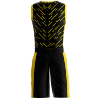 Kap Spor Basketbol Forması Siyah Sarı