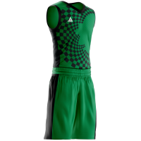 Kap Spor Basketbol Forması Yeşil Siyah