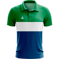 Kap Spor Erkek Polo Yaka T-shirt Lacivert Yeşil
