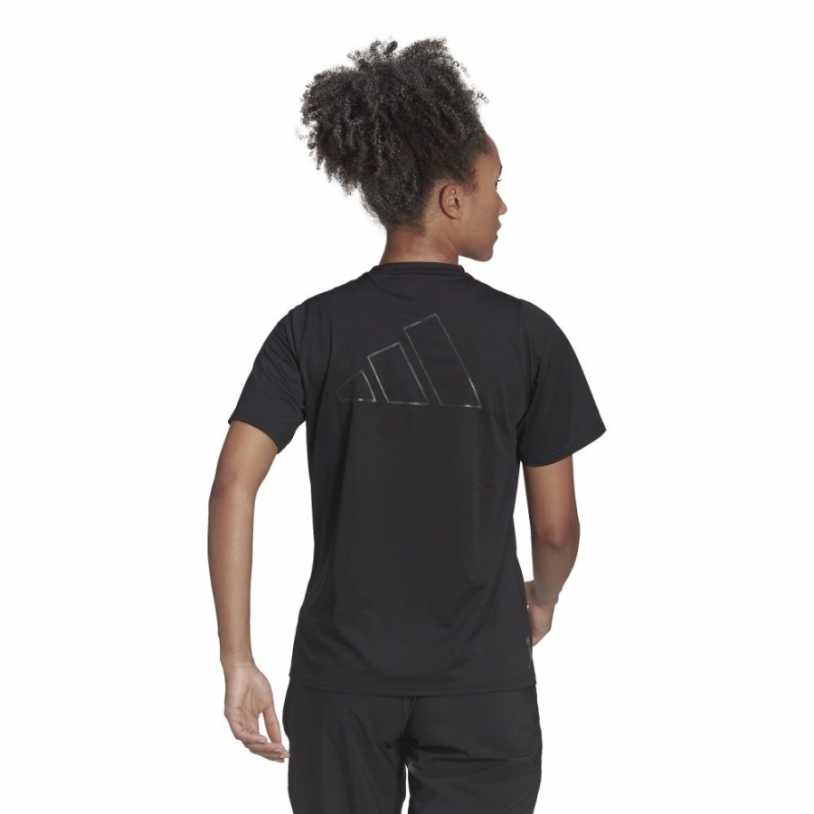 Adidas Kadın Tişört Run Icon Siyah H57742
